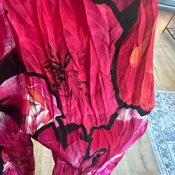 Roberto Cavalli Flora print silk jumpsuit size 38 - Picture 4 of 5
